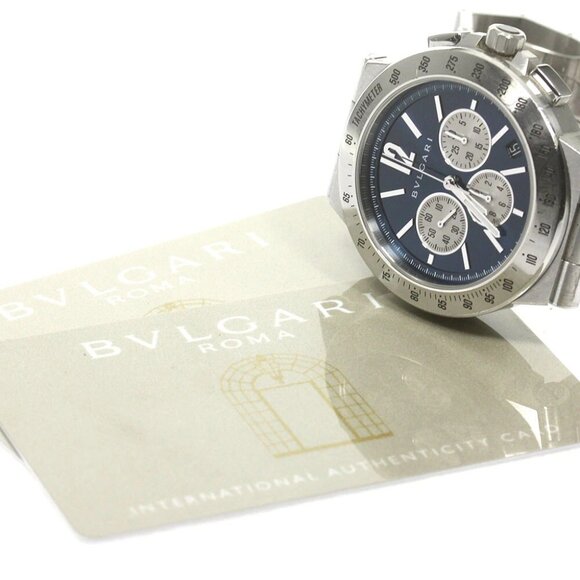 BVLGARI Diagono Verochissimo DG41SCH Chronograph Automatic Men's Watch_842620 - Picture 5 of 7